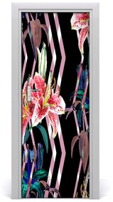 Rivestimento Per Porta Background di Lilie 75x205 cm