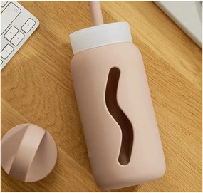 Cannuccia in silicone con scopino per pulizia e tappo inclusi Tropical Papaya Mini – Muuki