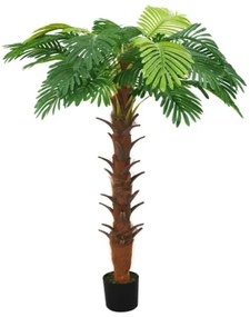 Palma Cycas Artificiale con Vaso 160 cm Verde