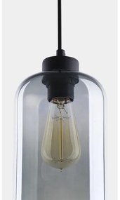 Lampadario su corda  MARCO 1xE27/60W/230V nero