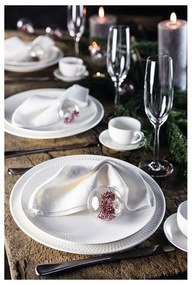Piatto da dessert in porcellana bianca Diamonds, ø 18 cm - Maxwell &amp; Williams