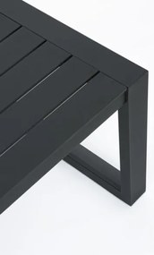 Salottino Da Esterno In Corda E Alluminio Con Cuscini E Tavolino Antracite Captiva Bizzotto