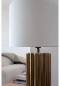 Markslöjd 108669 - Lampada da tavolo HASHIRA 1xE27/40W/230V bianco/ottone