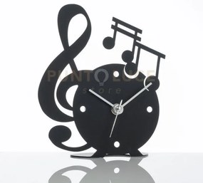Orologio musica nero