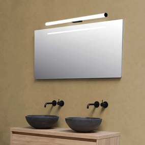 Lampada da parete nera, lunghezza 90 cm Caspio - SULION