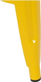 Set di sedie da bar gialla in metallo 2 pz (altezza della seduta 76,5 cm) – Ixia