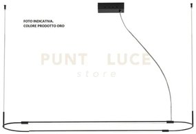 Elia/s2 o sospensione a led 28w 3000k 2349lm in metallo vernicaiato...