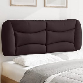 Cuscino Testiera Marrone Scuro 120 Cm İn Tessuto /