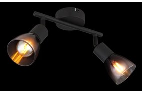 Globo 54312-2 - Faretto SATELLA 2xE14/25W/230V nero