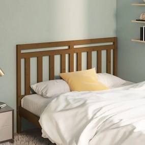 Testiera Per Letto Ambra 156x4x100 Cm İn Legno Massello Di Pino /