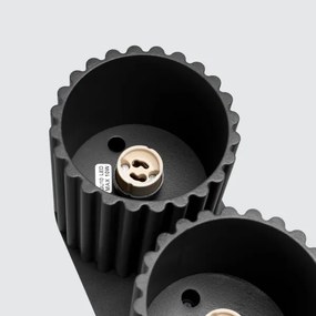 Sollux SL.1785 - Faretto AURA 2xGU10/10W/230V nero