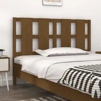 Testiera Letto Miele 125,5x4x100 cm in Legno Massello di Pino cod mxl 46363