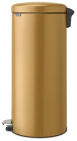 Cestino per la spazzatura dorato in acciaio con pedale 30 l NewIcon – Brabantia