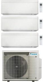 Climatizzatore Trial Split Inverter Daikin Stylish 9000-9000-12000 BTU Wi-Fi A+++ (3MXM52A + FTXA25CWx2 + FTXA35CW)