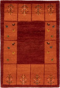 Gabbeh Tappeto 160 x 100 Rosso (Iran) Annodato A Mano