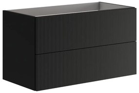 Cassetti in truciolare L 36 x L 45 cm laccato opaco grigio antracite Opera