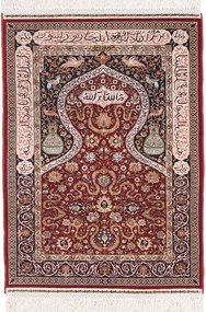 Hereke Tappeto orientale 50x70 (Tacchino) Annodato A Mano