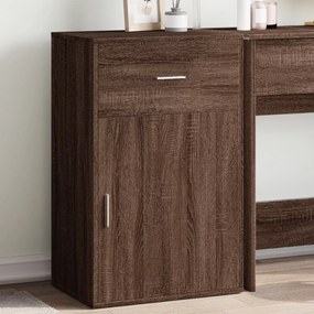 Armadietto Rovere Marrone 56,5x39x90 Cm İn Legno Multistrato /