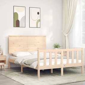 Giroletto Senza Materasso 140x200 Cm İn Legno Massello Di Pino /
