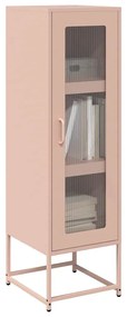 Credenza Rosa 36x39x123 Cm Acciaio Laminato A Freddo /