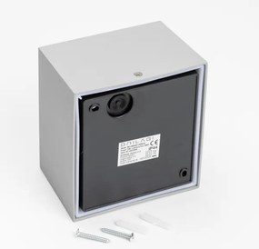 Brilagi - Applique a LED da esterno TERNI LED/12W/230V grigio IP44