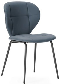 Set di sedie da pranzo grigio scuro 2 pz Maura - Marckeric