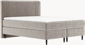 Letto boxspring in velluto fatto a mano Casone, H4