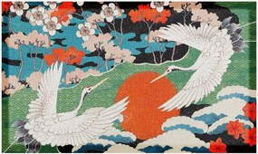 Zerbino lavabile Japanese Bird