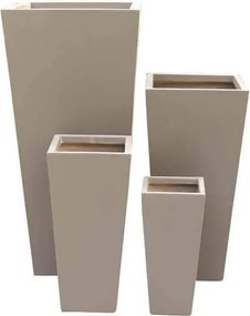 MARGHE - set di 4 vasi da giardino