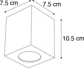 Faretto di design bianco - Quba 2