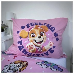 Biancheria da letto singola per bambini in microfibra 140x200 cm Paw Patrol - Jerry Fabrics