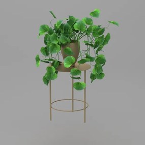 Portafiori 40x32 cm oro