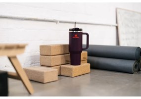 Borraccia termica viola scuro in acciaio inox 1,18 l Quencher H2.0 FlowState Tumbler Plum – Stanley