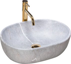 Lavabo da appoggio Rea Lara Grey