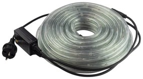 Tubo LED Natalizio 18m IP44 Colore Bianco Caldo 2500 - 2800 °K