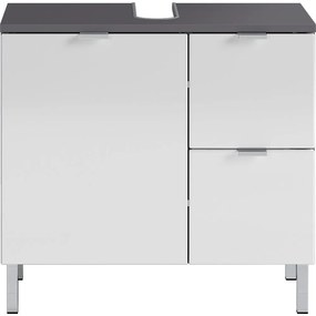 Mobile bianco-grigio sotto il lavabo 60x56 cm Mauresa - Germania