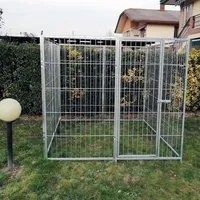 Box per cani da esterno con zincatura a caldo da 200x200x altezza 180 cm