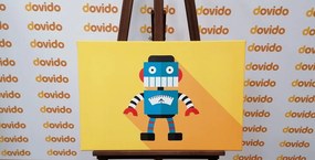 Stampa su tela – Robot allegro