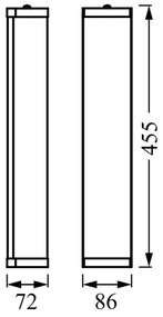 Osram - Applique da bagno BATHROOM CLASSIC 3xE14/12W/230V IP44