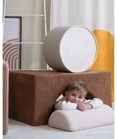 Gioco per psicomotricità marrone in velluto a coste 3 pz altezza totale 37 cm 75x49 cm Rainbow Montessori – Wigiwama