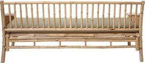 Divano da giardino in bambù di colore beige-naturale Sole - Bloomingville