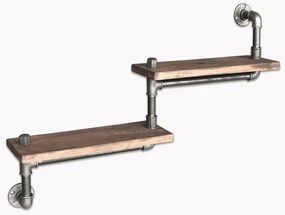 Mensola da parete BORURAF 35x75 cm abete