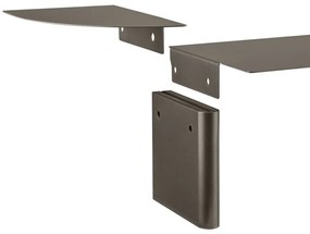 Mensola grigia in acciaio 80 cm Oru – Blomus