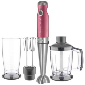 Sencor - Frullatore a immersione 4in1 1200W/230V acciaio inox/rosa