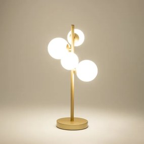 Brilagi - Lampada da tavolo LED MILLA 4xG9/3W/230V oro/bianco