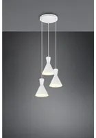 Lampadario Rotondo Enzo 3xE27 Bianco Opaco Trio Lighting