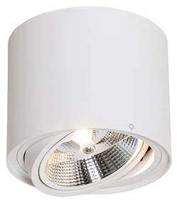 Faretto da soffitto smart bianco orientabile e inclinabile con Wifi GU10 111mm - Rondoo Up
