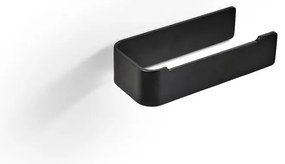 Porta carta igienica da parete nero in metallo Ume – Zone