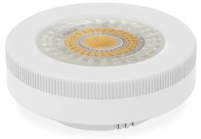 Lampada LED GX53 5W Angolo stretto 38° con chip LED OSRAM Colore Bianco Caldo 3.000K