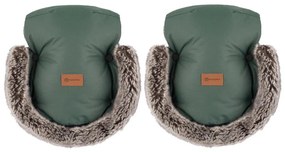 PETITE&amp;MARS - Manicotto per passeggino FURRY Veritable Khaki